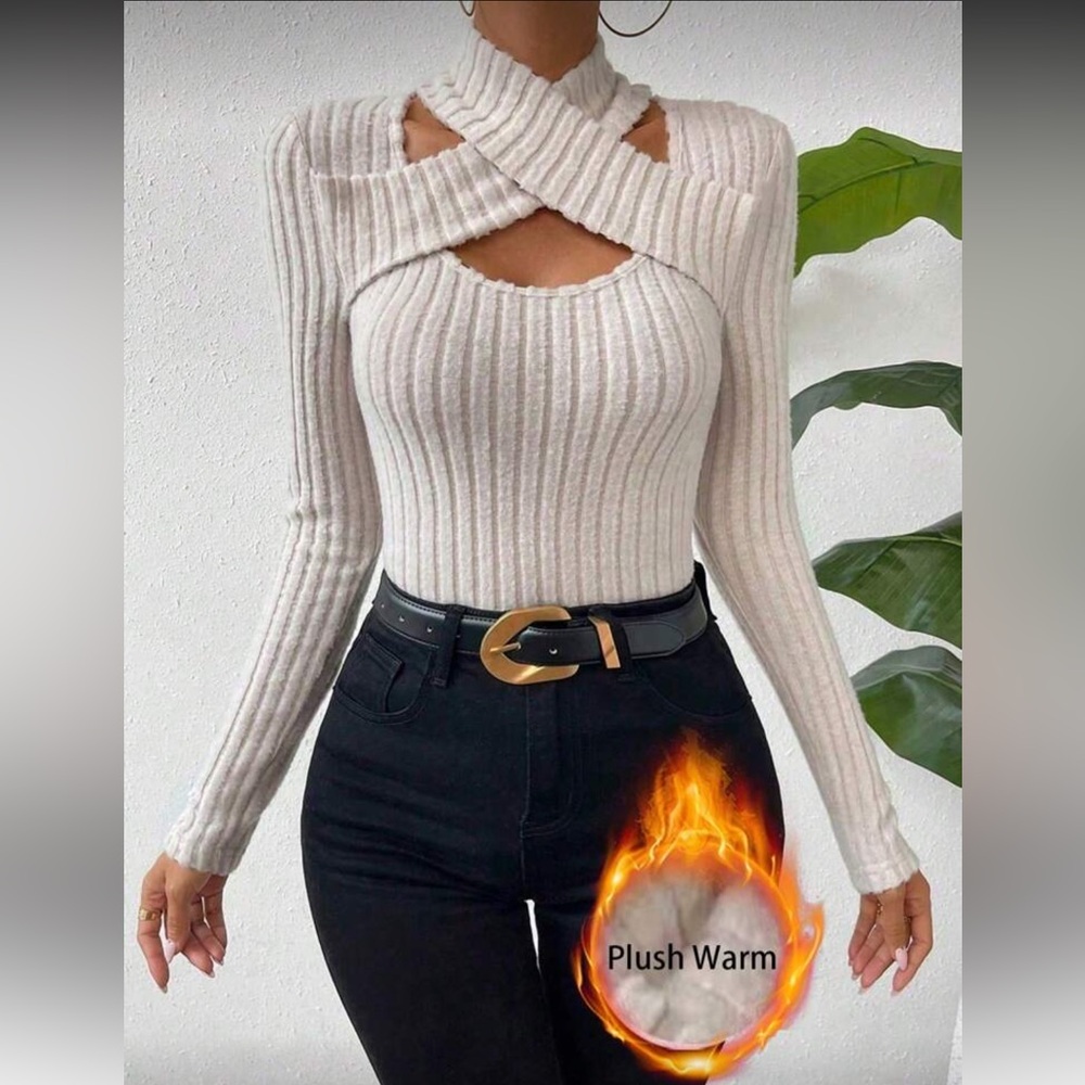 Ribbed Long Sleeve Top